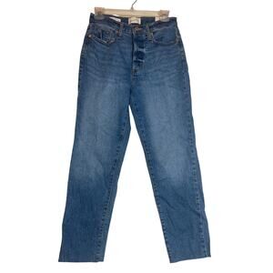 Universal Thread Womens Denim High Rise Jeans Straight Leg Size 4S Blue NWT